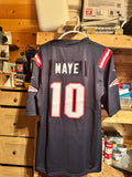 New England Patriots #10 Drake Maye Nike Game Jersey - Super Bowl LX Patch