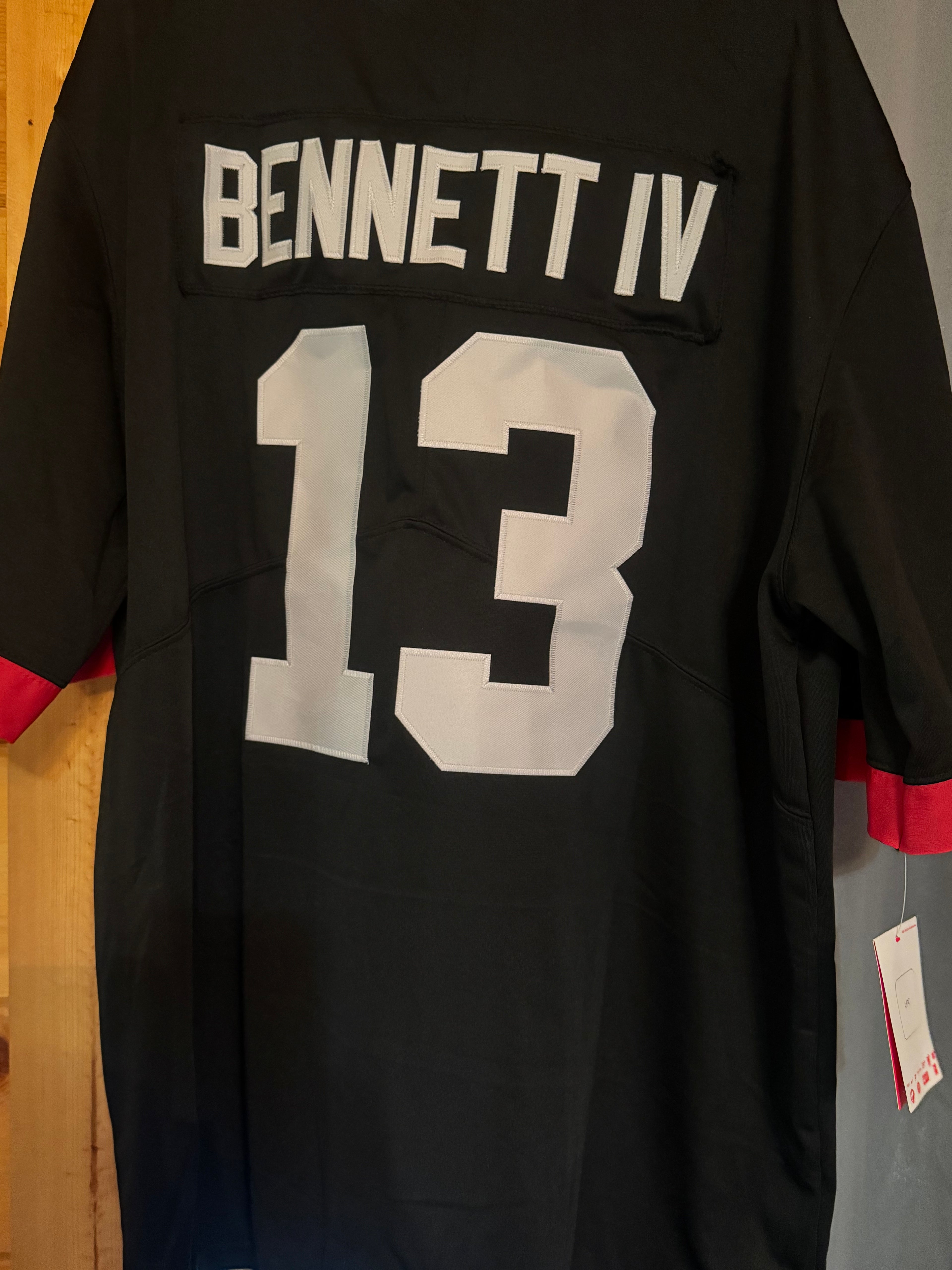 Stetson Bennett IV Georgia Bulldogs 2023 Black Nike Game Jersey - National Champions - SEC back to back patch