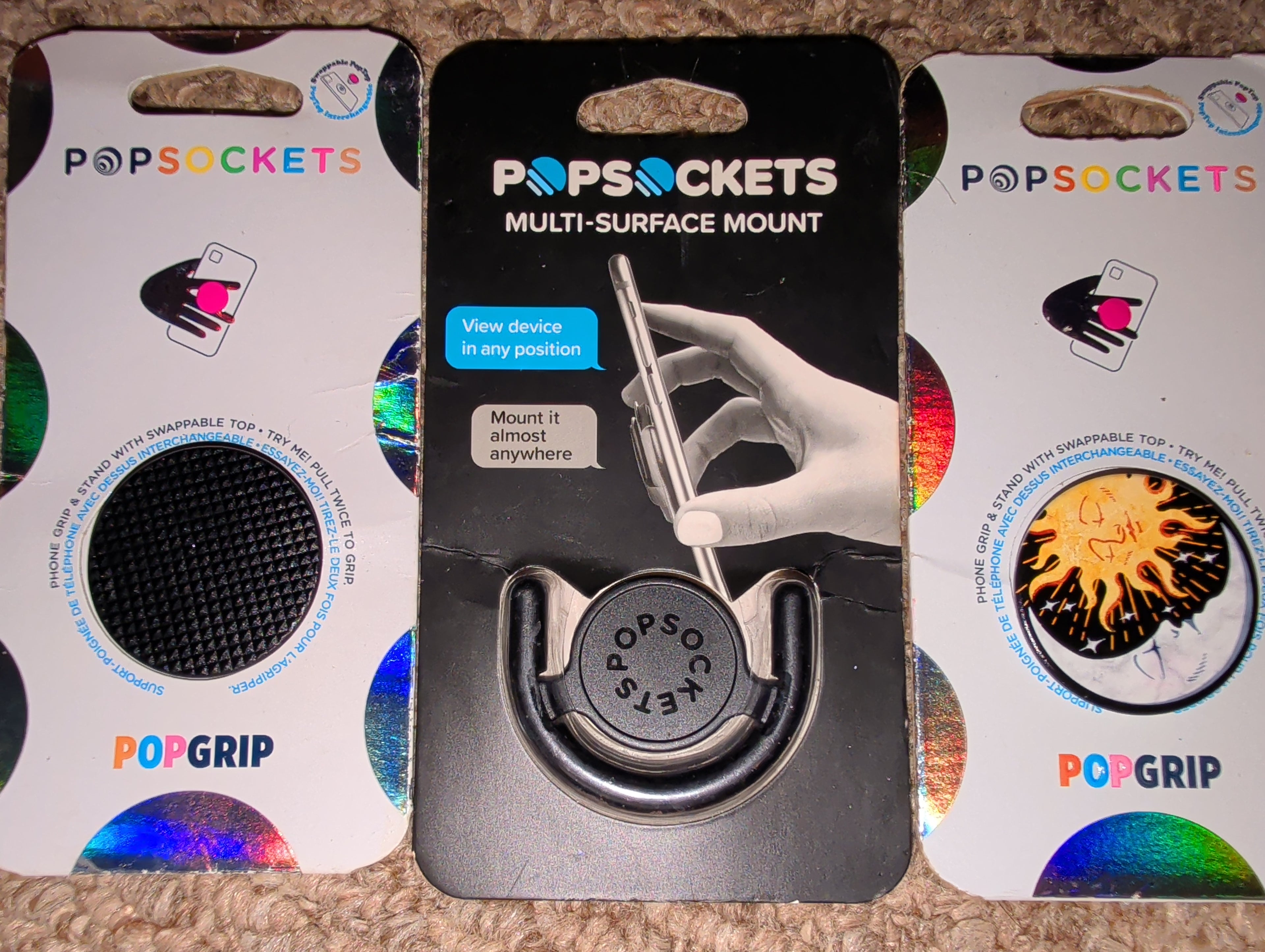 PopSockets PopGrip Phone Stand & Multi-Surface Mount Lot - Mix & Match Bundle.