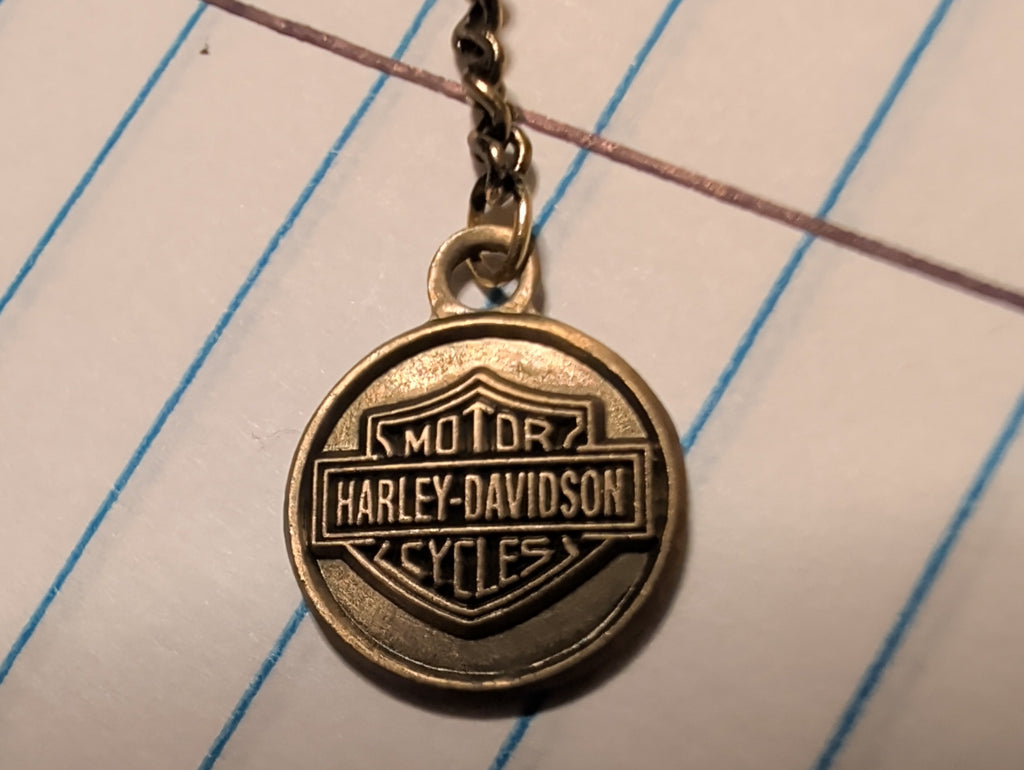 Vintage Harley-Davidson Biker Dangle Chain Earrings – 🏍️