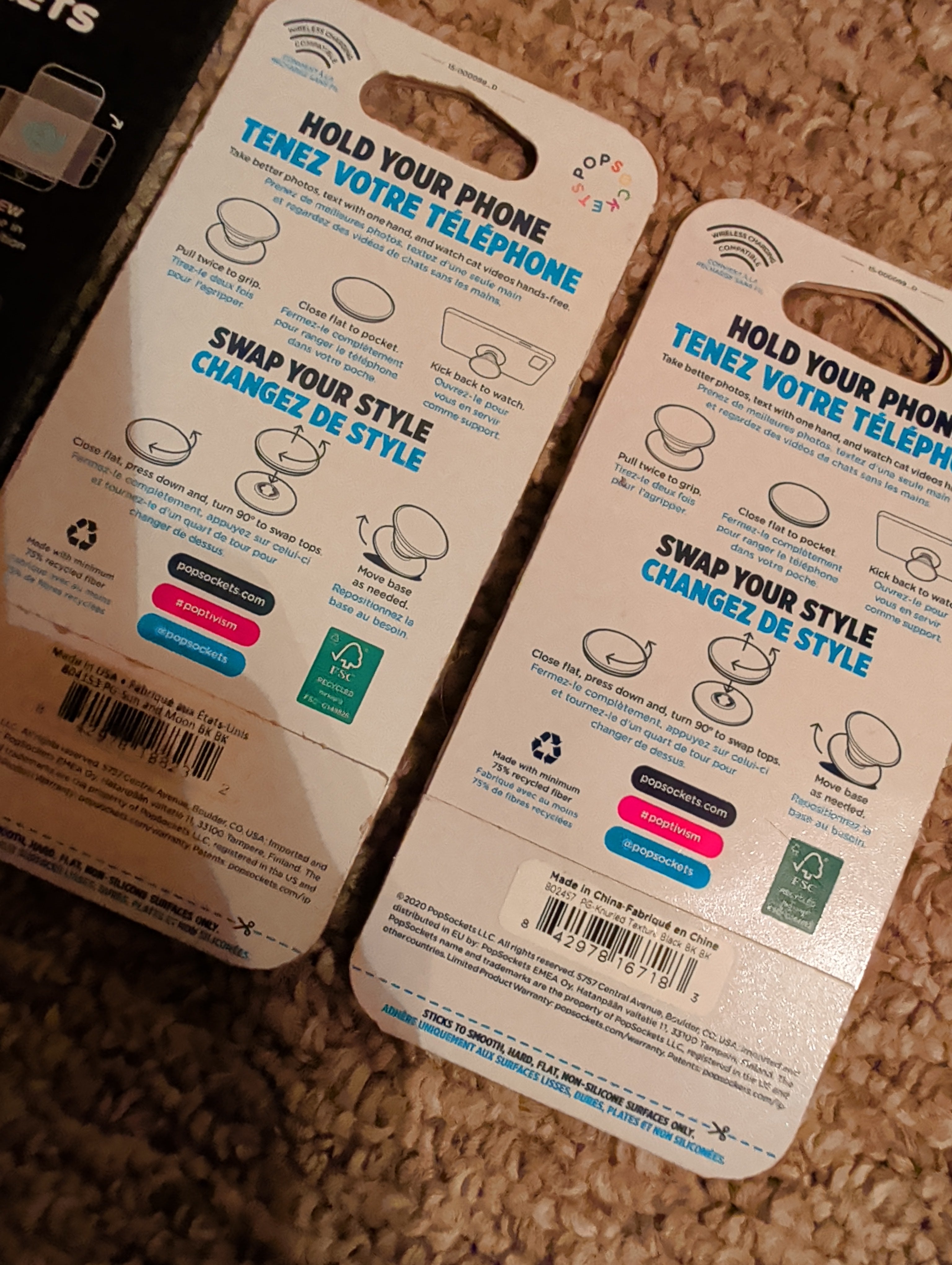 PopSockets PopGrip Phone Stand & Multi-Surface Mount Lot - Mix & Match Bundle.