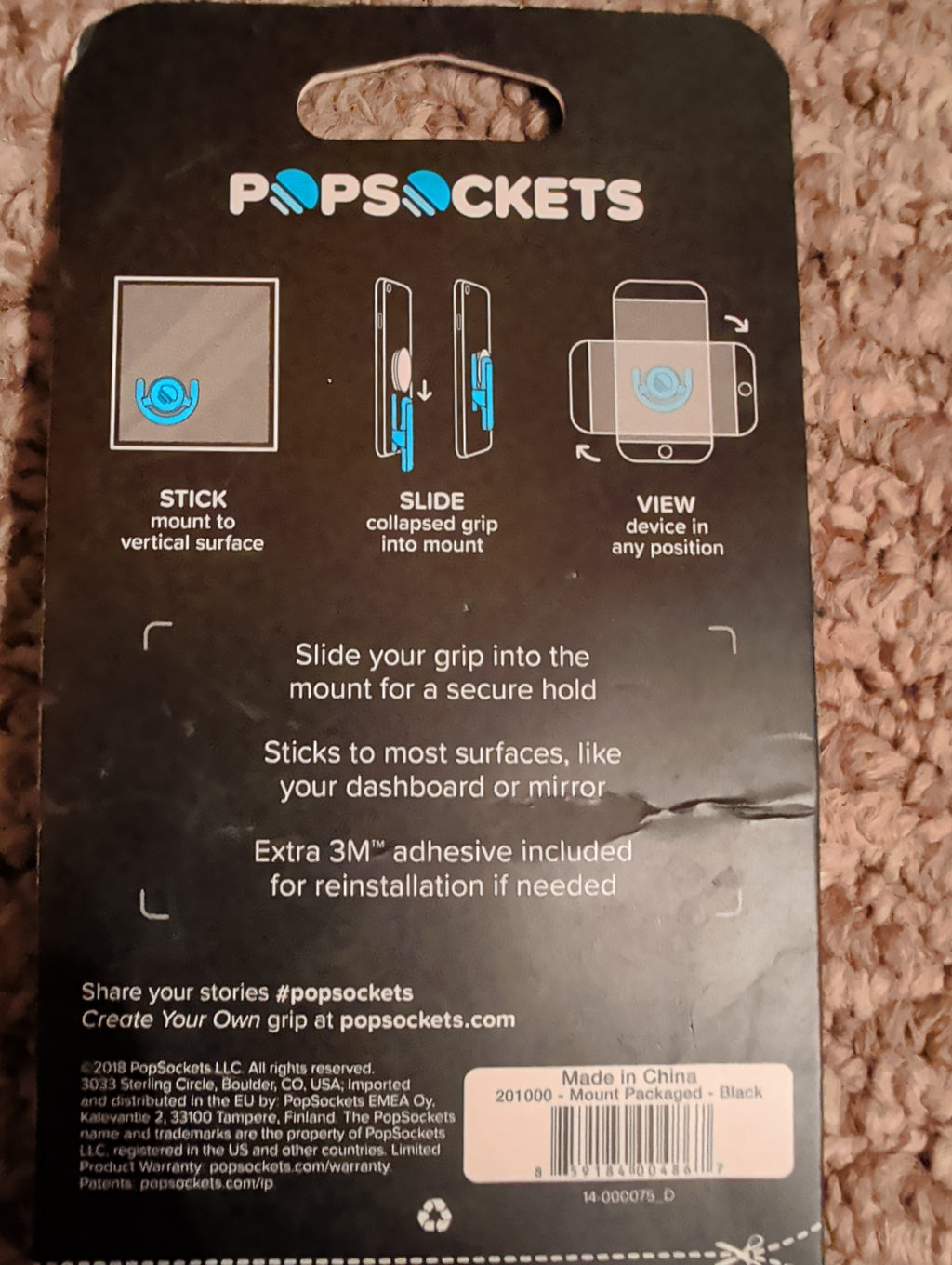 PopSockets PopGrip Phone Stand & Multi-Surface Mount Lot - Mix & Match Bundle.